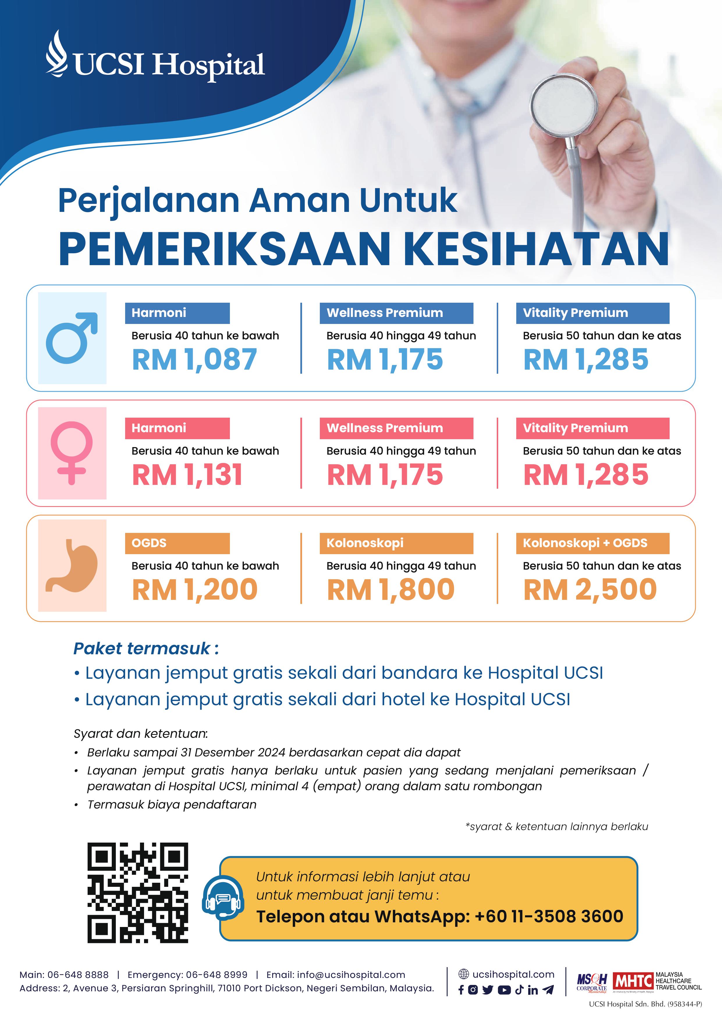 Perjalanan Aman Untuk Pemeriksaan Kesihatan